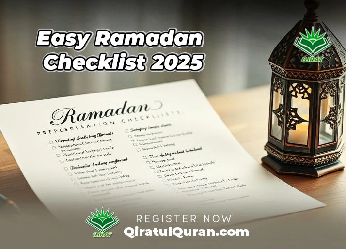 Easy Ramadan Checklist & Preparation 2025